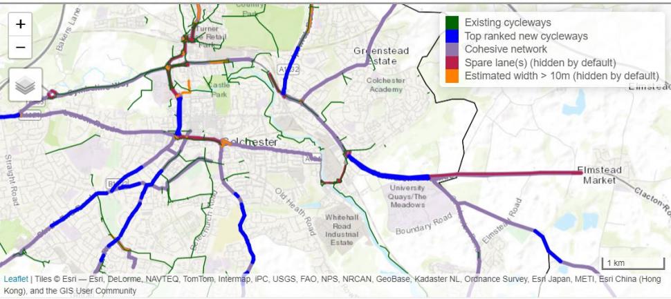 New mapping tool identifies top priority locations for new cycle routes ...