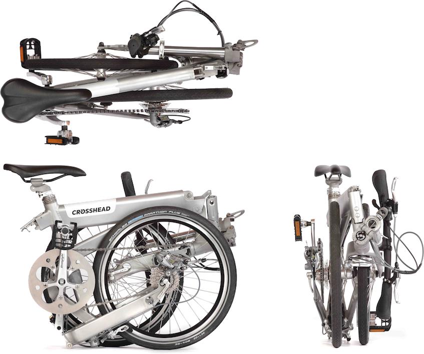 crosshead folding bike