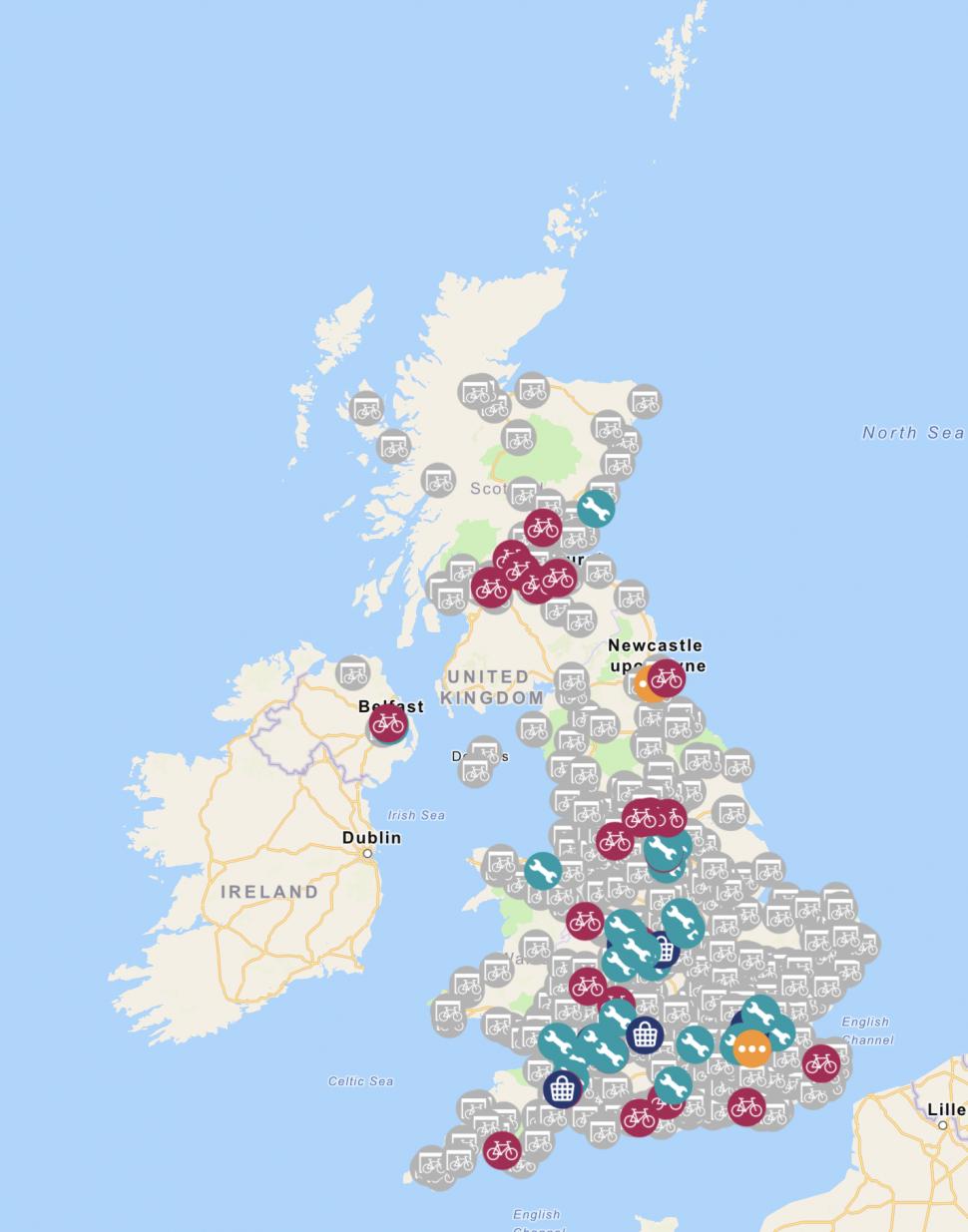 New map from Sustrans connects key workers to bike offers and services ...