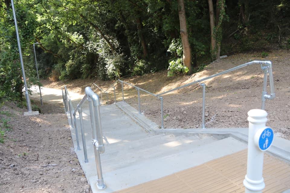 Council says ‘Danny MacAskill’ staircase cycle path is an “interim measure” as it looks to secure funding to extend scheme