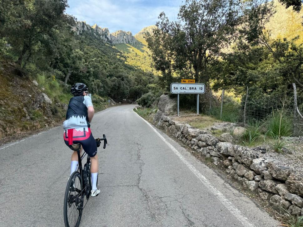 Ed Laverack at Sa Calobra (Strava)