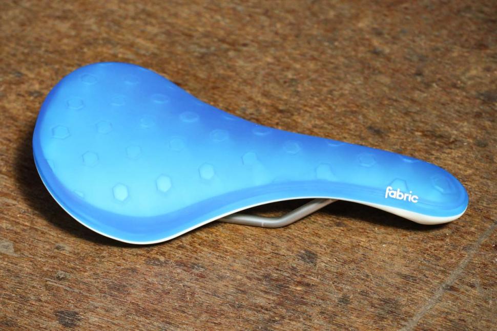 Blue road store bike saddle