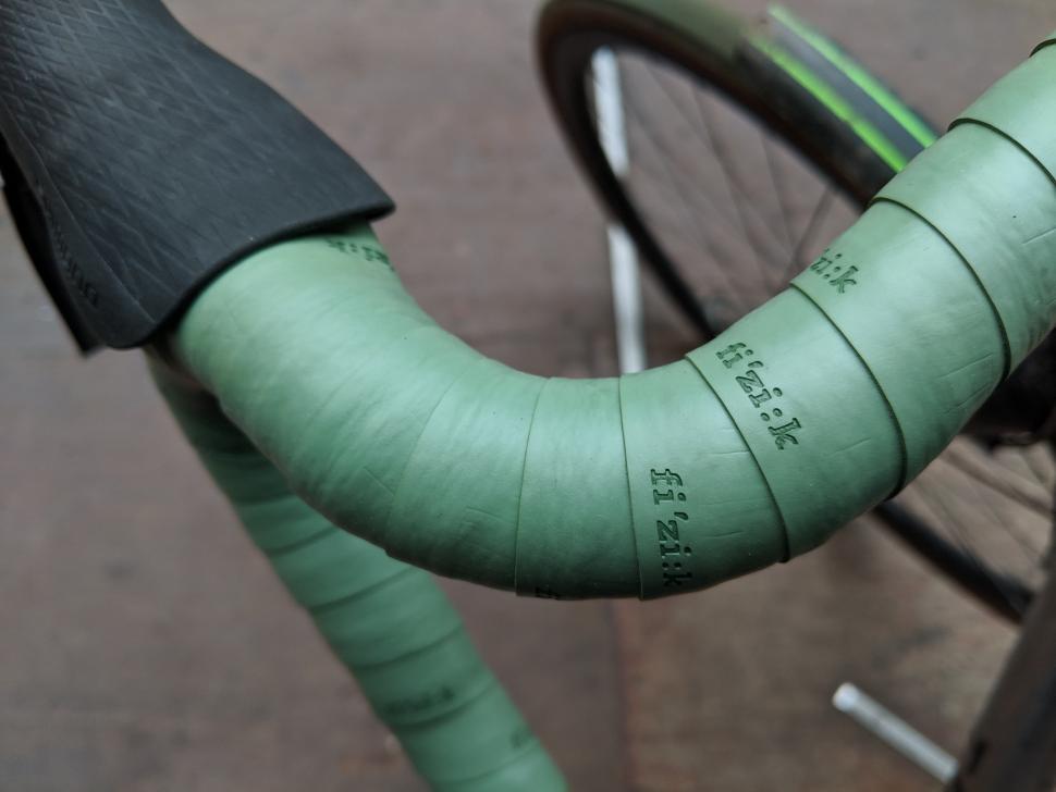 green handlebar tape