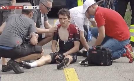 Updated Geraint Thomas Will Race Tour De France After Emerging Relatively Unscathed From Tour De Suisse Crash Road Cc