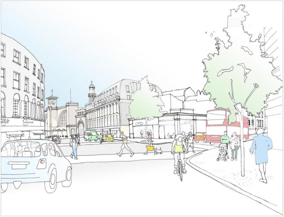 Radical new plans for dangerous Kings Cross gyratory | road.cc