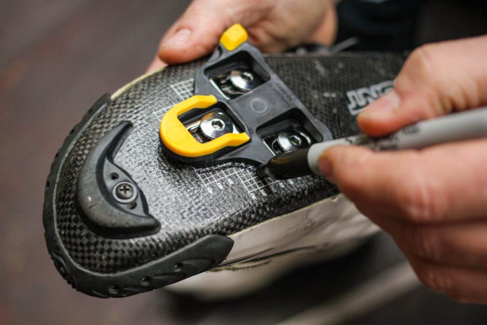 installing cleats on tiem shoes