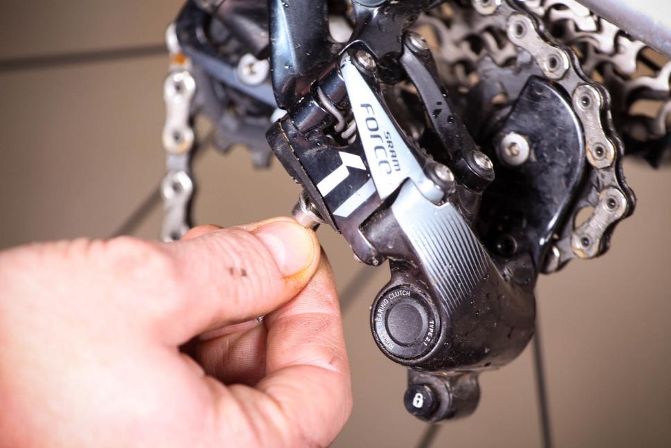 sram gear cable change