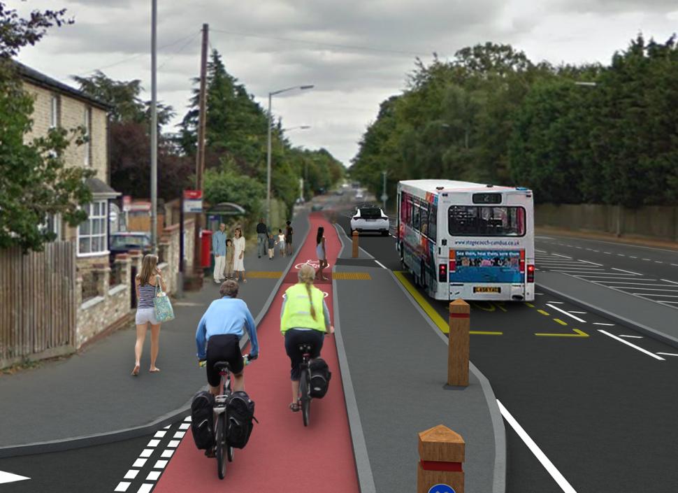 Cycling in bus online lanes