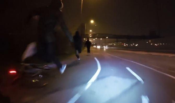 Updated with video: Man pushed off bicycle in east London 'bike-jacking ...