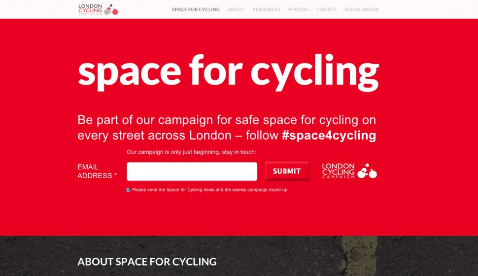 Space for Cycling campaign launches standalone website | road.cc