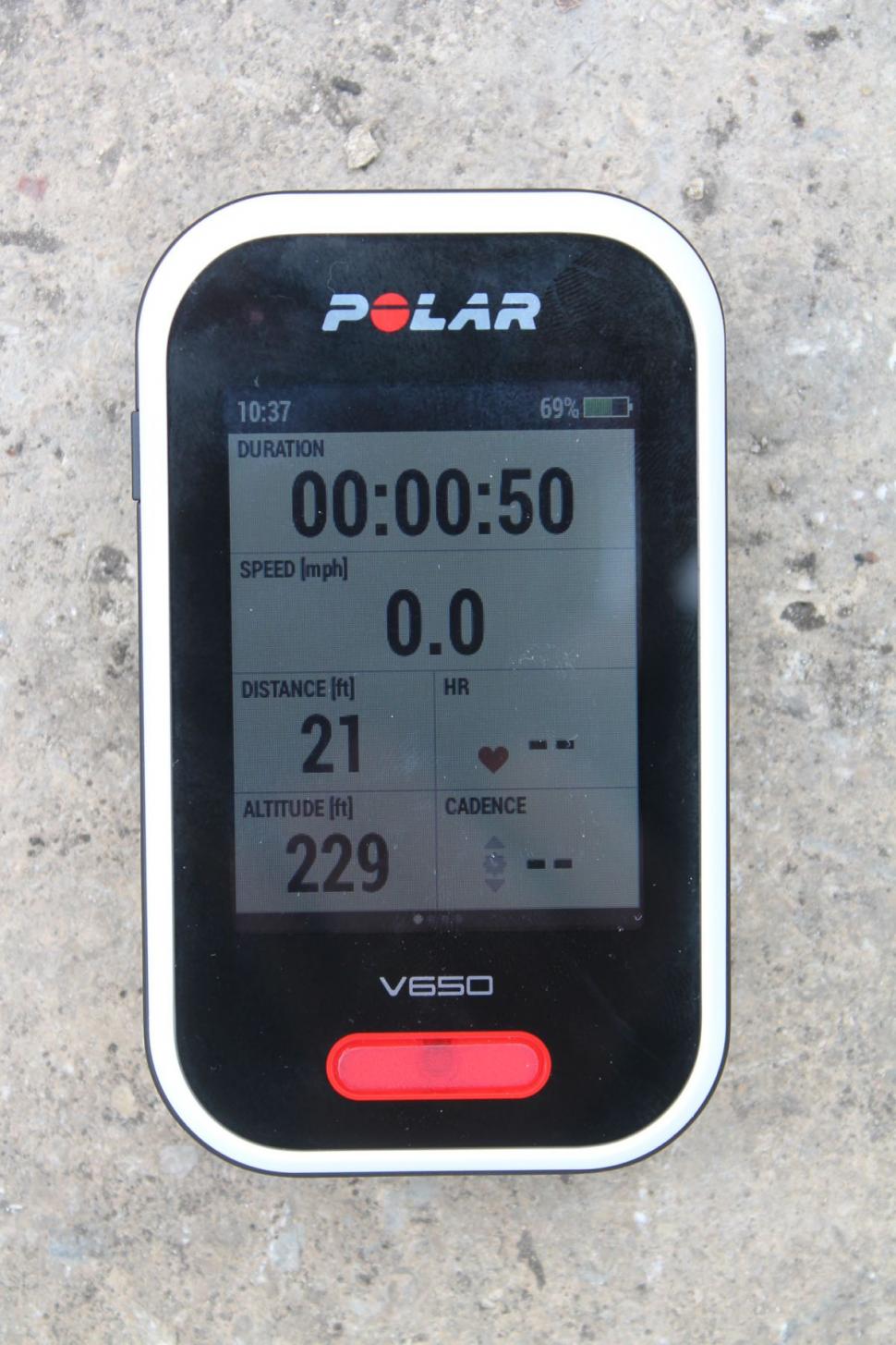 Modernización modo Sequía Review: Polar V650 GPS cycling computer | road.cc