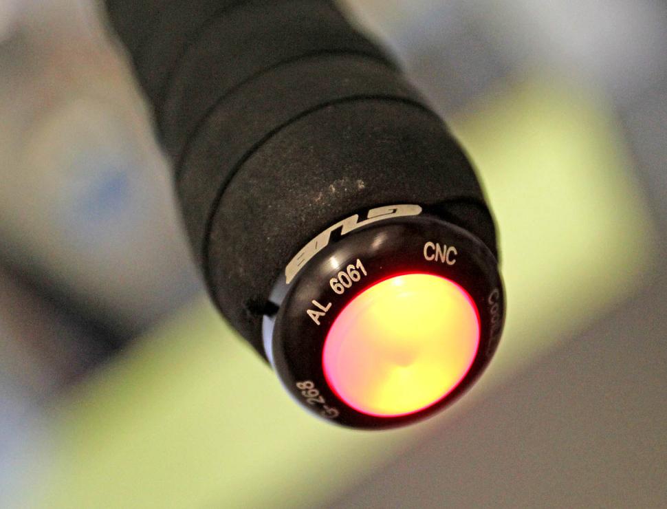 CaoXiong Safety Cycling Handlebar End Plug Light Bike Turn Handlebar LED Light Bicycle Handlebar Grip End Plugs Night Safety Light 