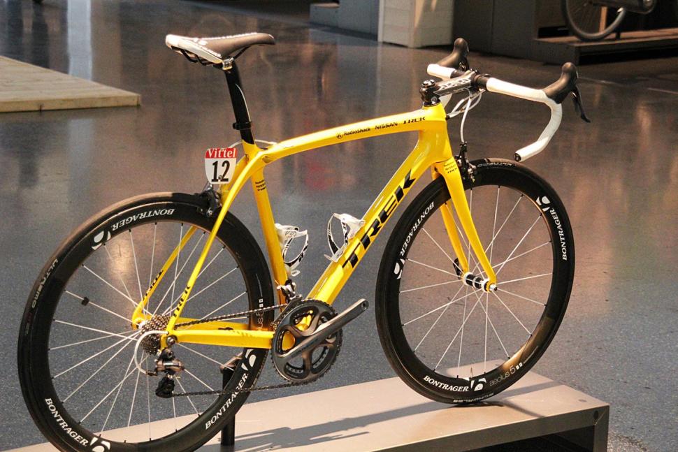 yellow trek bike