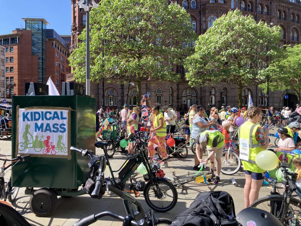 Kidical Mass Manchester 19 May 2024 (Image credit: Walk Ride GM)