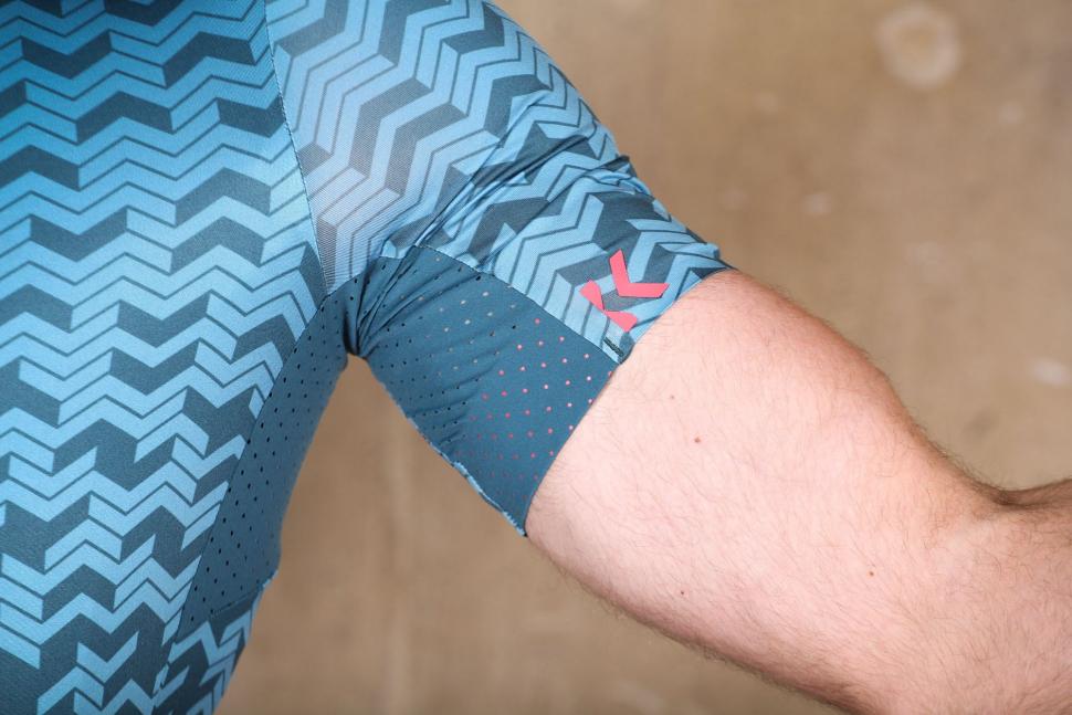 evans cycles kalf flux chevron men's short sleeve cycling jersey