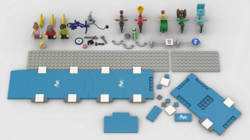 Cycle lane set coming to Lego road.cc