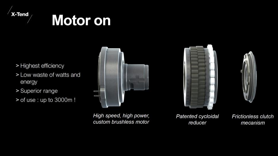 Mavic X-Tend ebike motor launch - motor on