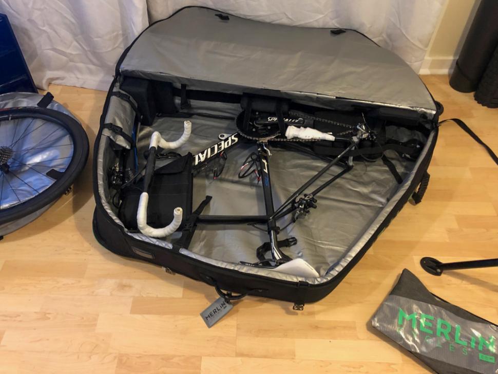 Review Merlin Cycles Elite Travel Bike Bag road.cc