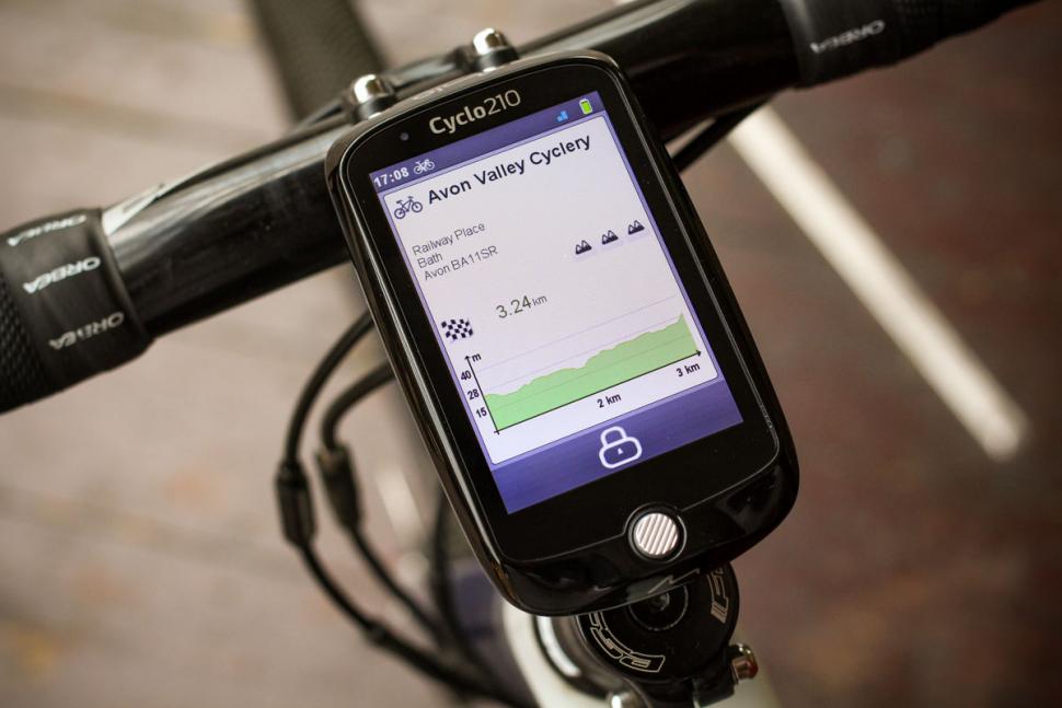 Mio Cyclo 210 GPS Bike Computer with 3.5" Touchscreen 