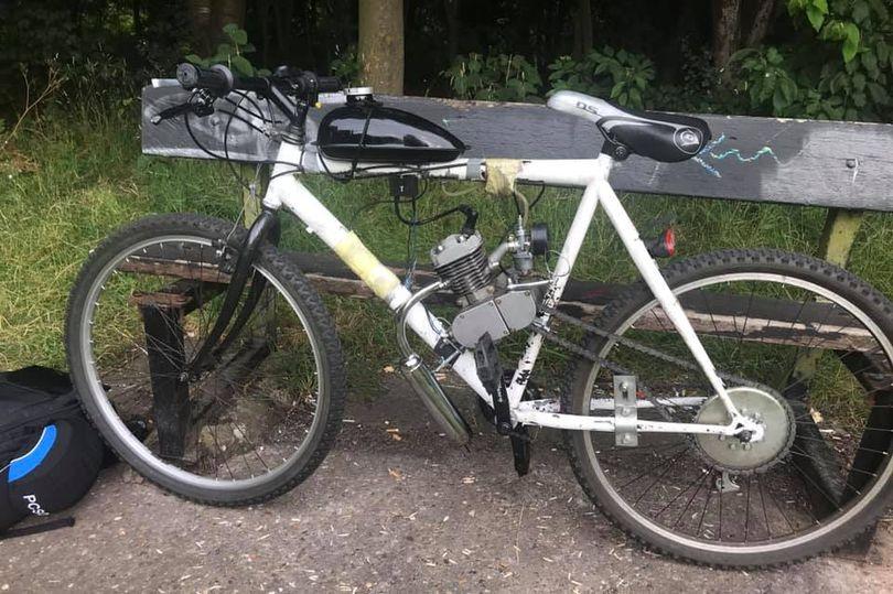 petrol powered bicycle
