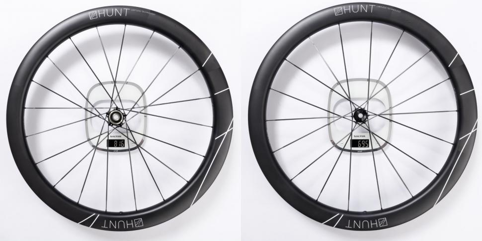 2022 Hunt 48 Limitless Carbon Spoke Disc wheels weight