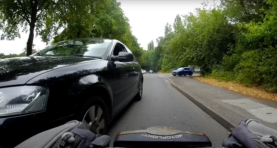 Near Miss of the Day 846 (updated): Motorist escapes punishment