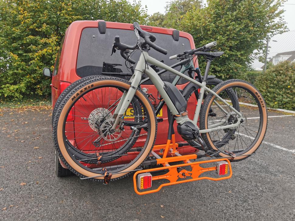 Heavy Duty 3 Bicycle Rear Tow Bar Bike Car Cycle Carrier Rack Hatchback Mount UK 