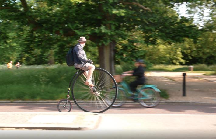 Jeremy Vine on penny farthing sparks pointless helmet row Cargo