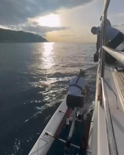 Peter Sagan, Calvi to Monaco water bike challenge 2024 (Peter Sagan, Instagram) 3