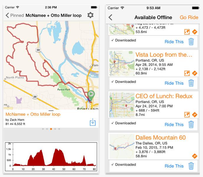 best bike route app