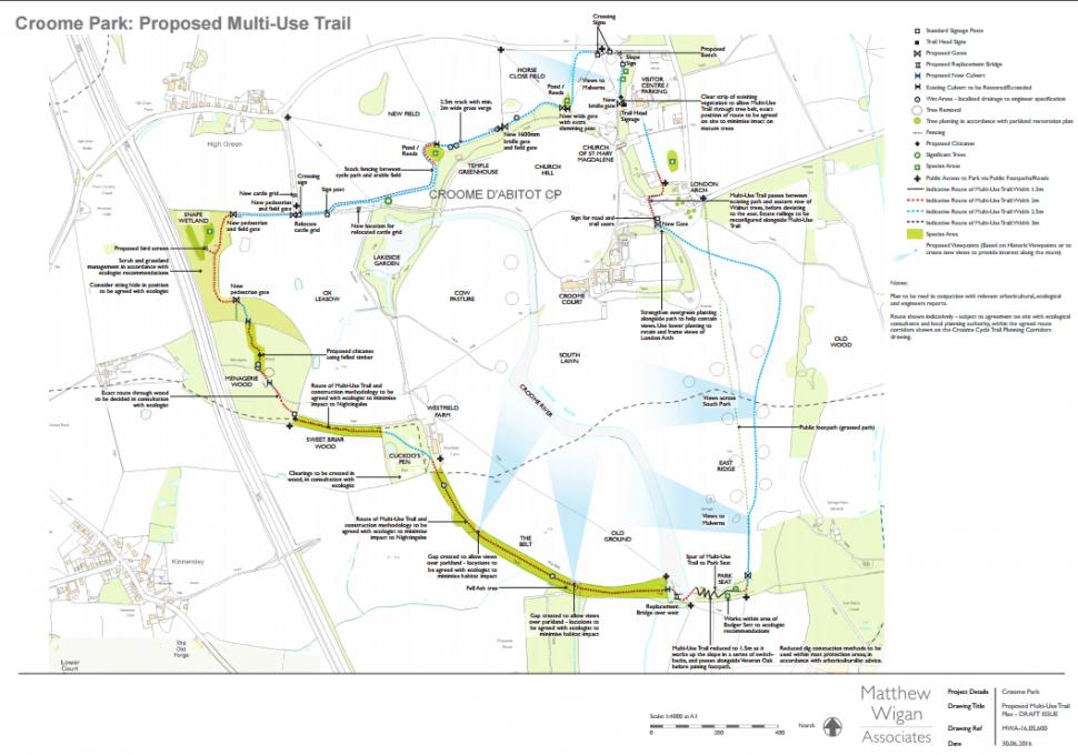 national trust cycle trails near me