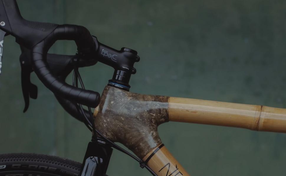 2022 Netham bamboo bike close up