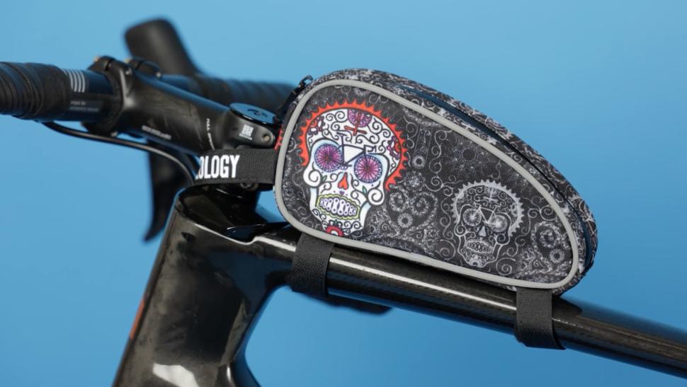 frame bag with skulls