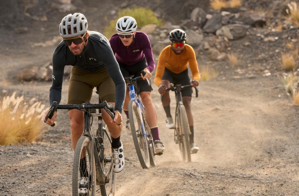 2024 Le Col Arc gravel collection riding shot