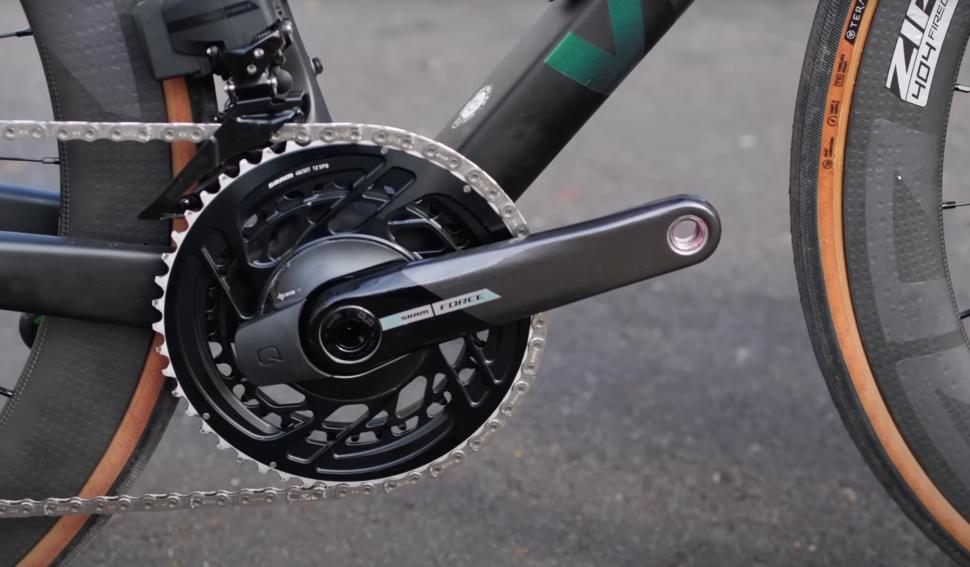 2023 Sram Force AXS integrated power meter chainrings 48T