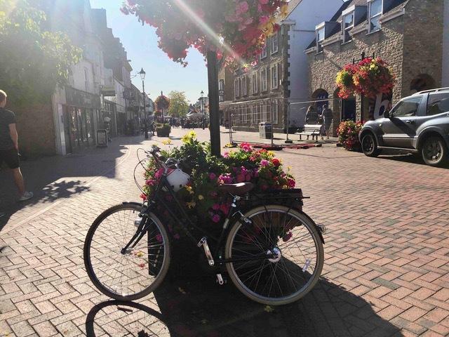 Bicycle at Sheep Street in Bicester (Catherine Hickman, Bicester Bike Users Group)