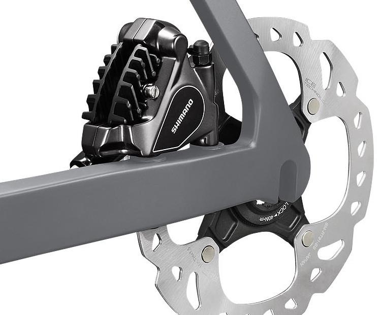 1 Pair Bike Disc Brake Kit Aluminium Alloy Mechanical Disc Brake Front and Rear Caliper Rotor with 4 Caliper Screws and 12 Disc Screws 
