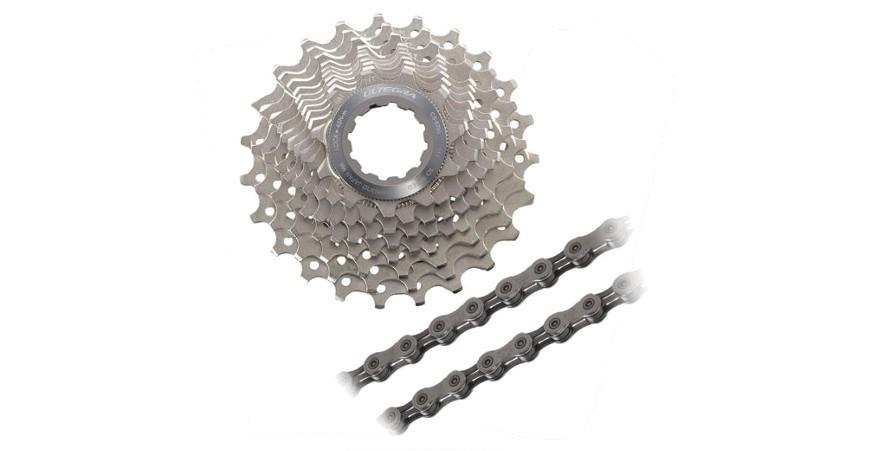 ultegra chain on 105 cassette