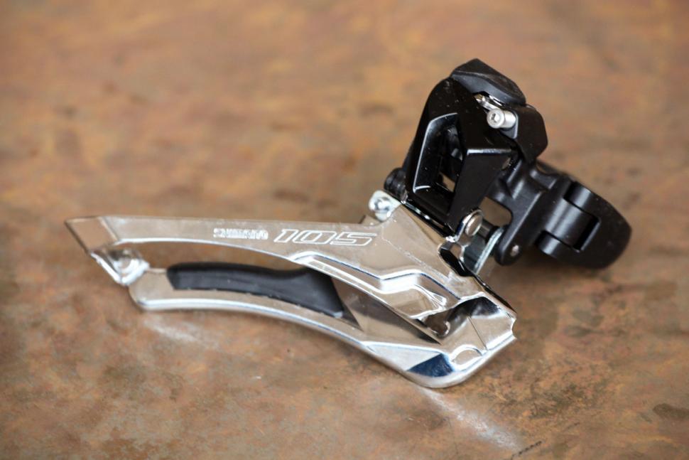 adjusting shimano 105 front derailleur