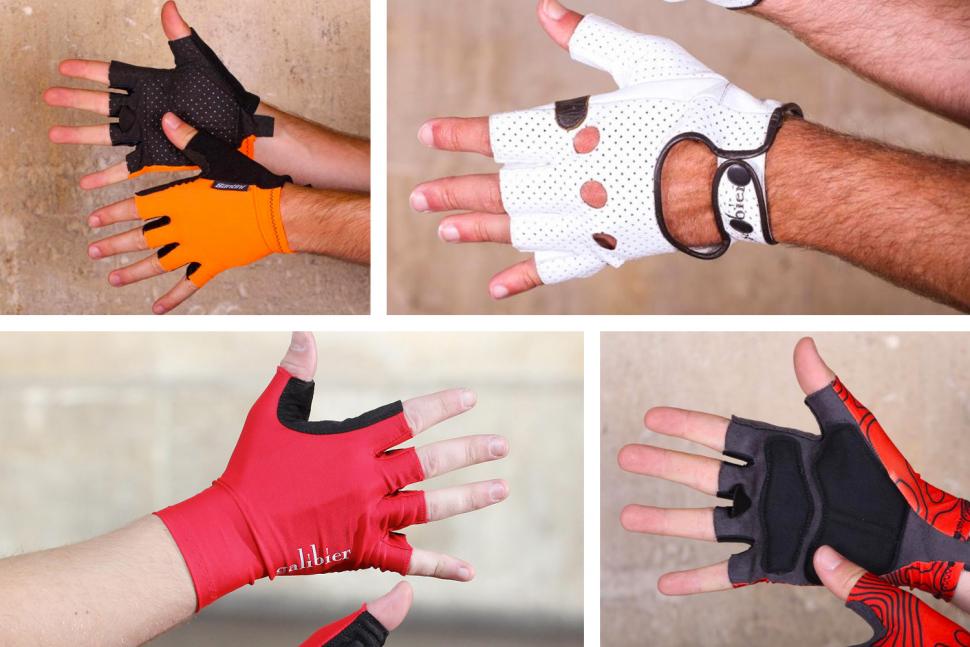 Fingerless Leather Gloves Bikers Fuck Off Gloves Light Weight