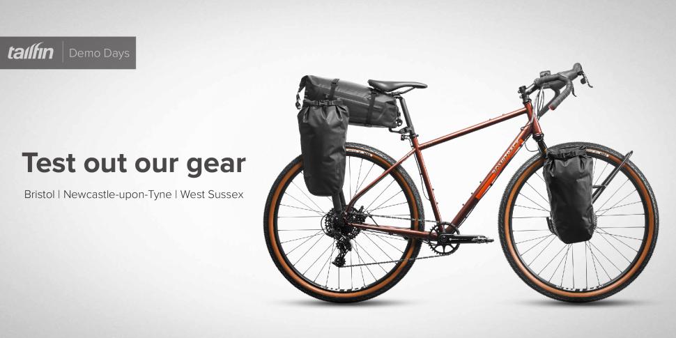 Start bikepacking at a Tailfin Demo Day this summer