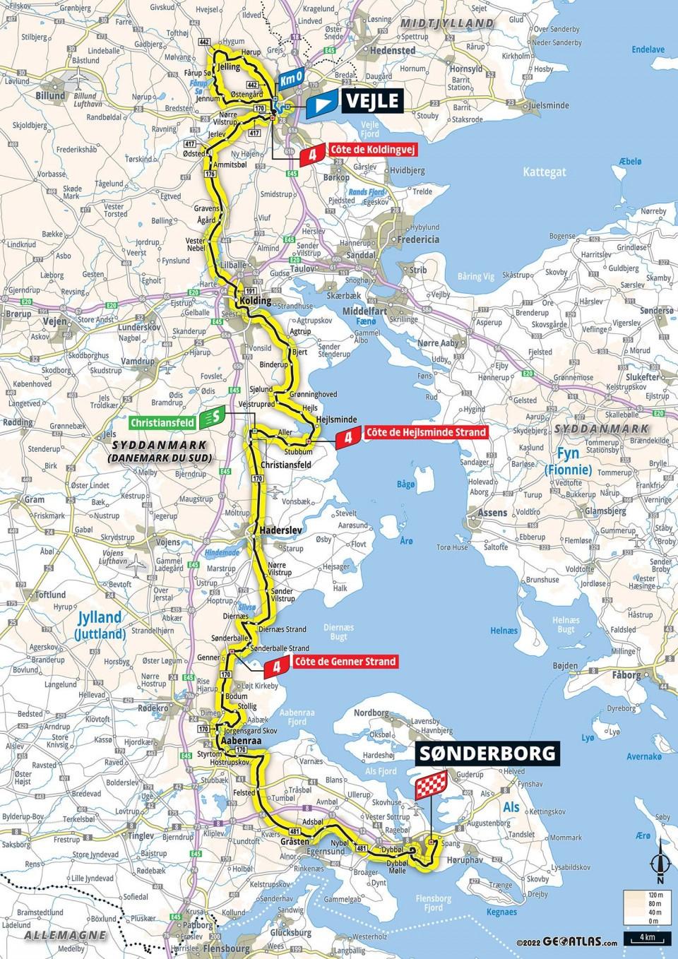 TdF 2022 Stage 03 map