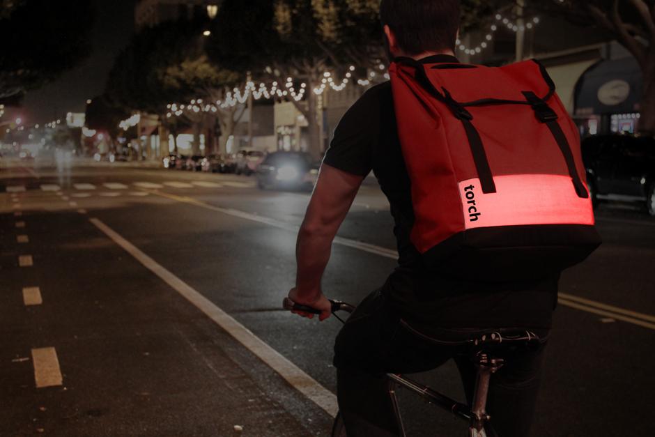 Torch Apparel’s new Flux backpack has integrated LED panel for night ...