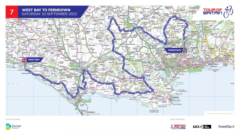 cycling tour of britain route 2022