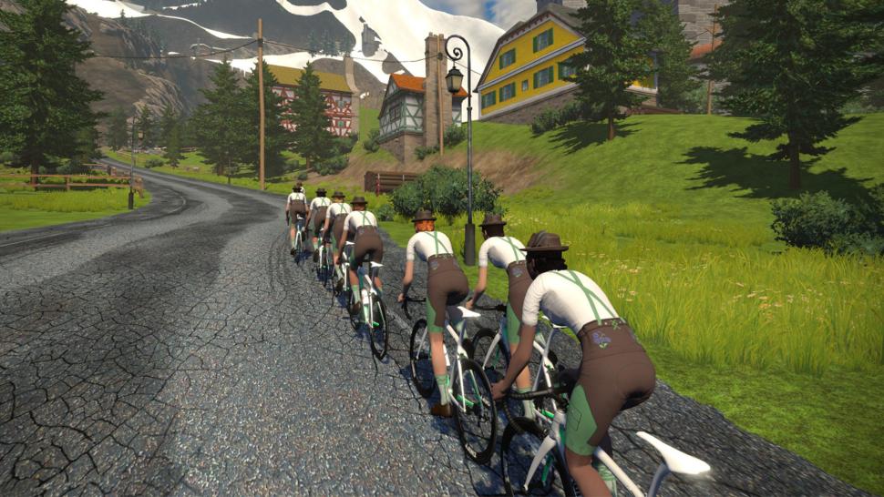 2023 Zwift ride series Pretzelfest