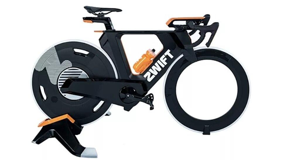 Mona Lisa paraplu hoek Is Zwift's Tron bike coming to life? Affordable new Zwift smart bike and  Zwift Wheel direct driver trainer revealed in research survey | road.cc