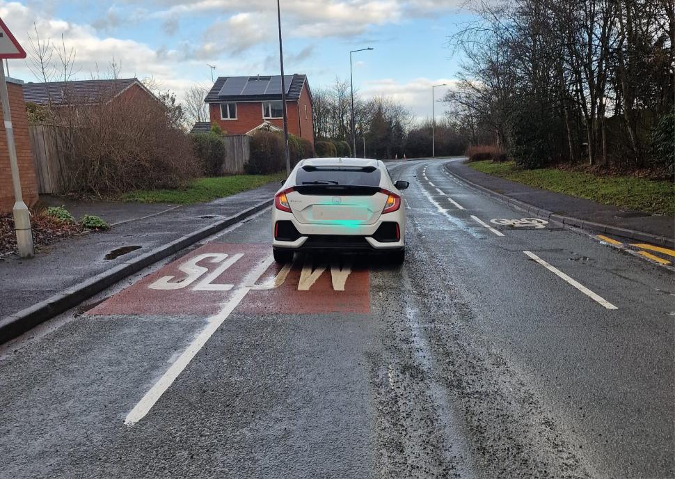 Ridiculous and unsafe advisory cycle lanes removed just days