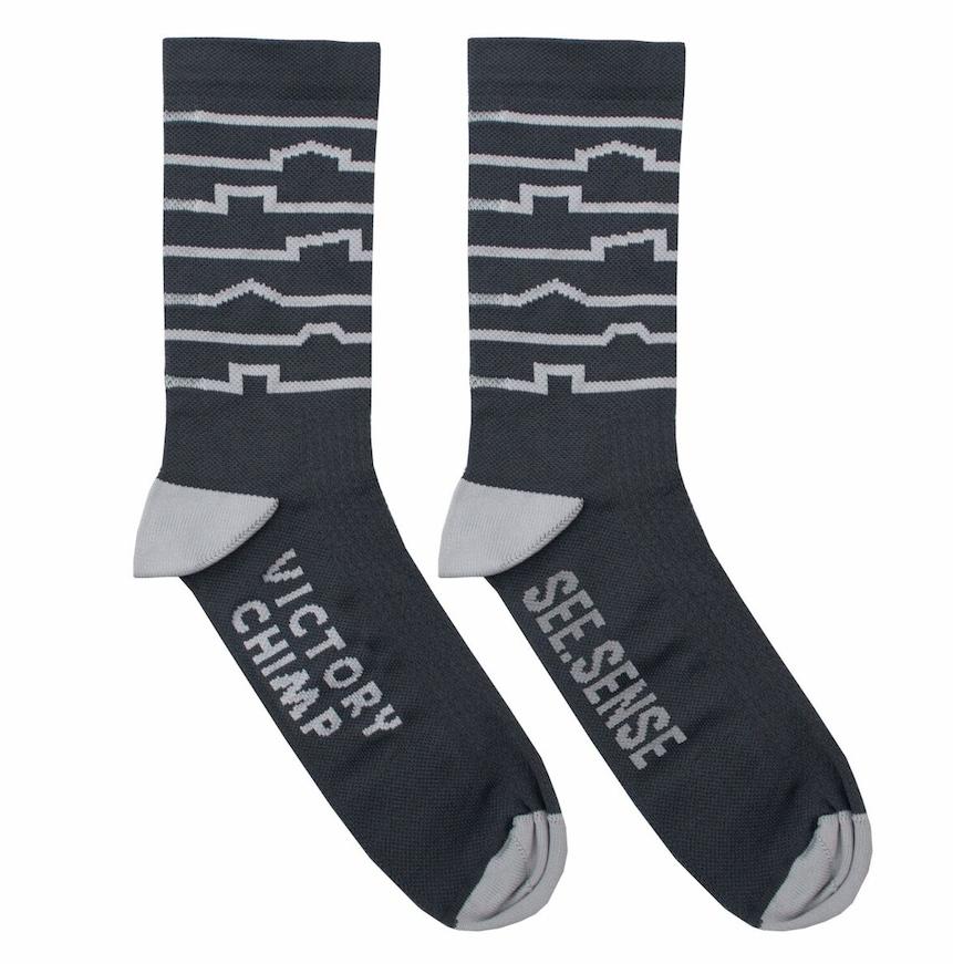 Victory Chimp team up with See.Sense for new Reflective City Socks ...