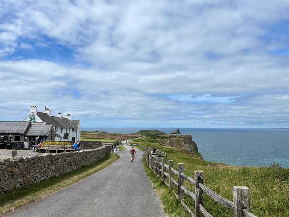 2022 komoot coffee and ride Rhossili worms head