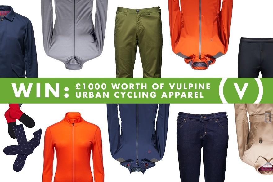 We have a winner! £1,000 worth of Vulpine urban cycle clothing!
